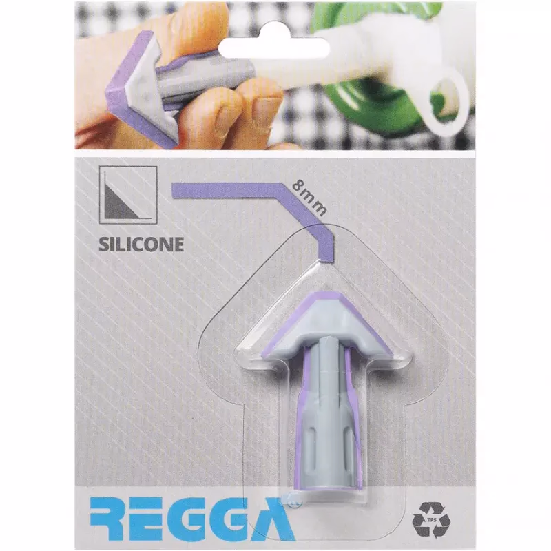 Špička na kartuše Regga fialová 8 mm plochá