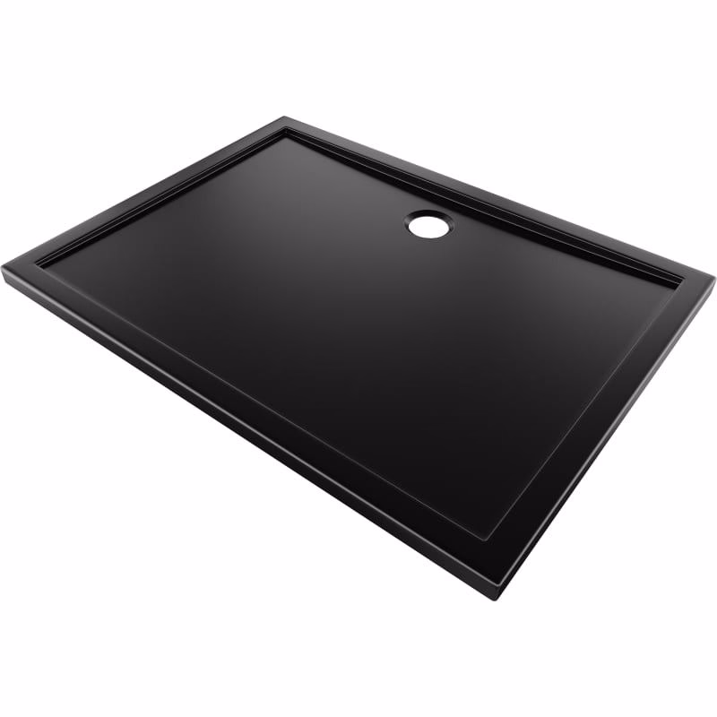 MEXEN - Flow sprchová vanička obdĺžniková slim 95 x 100, čierna mat 46R709510