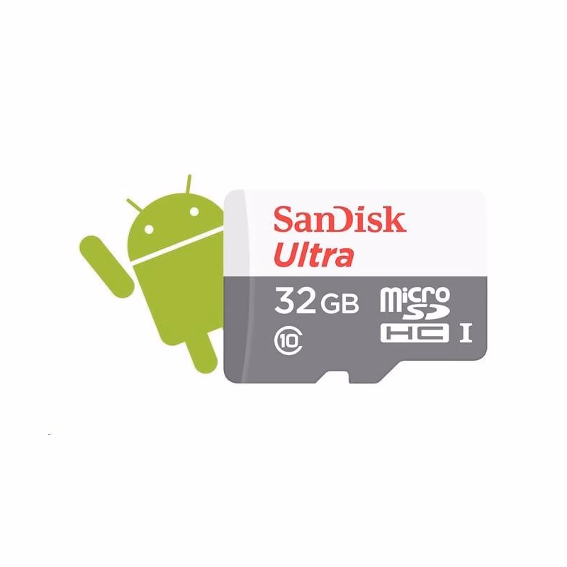 SanDisk MicroSDHC karta 32GB Ultra (80MB/s, Class 10 UHS-I, Android)