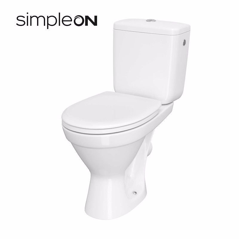 CERSANIT - WC KOMBI 698 CERSANIA II. SIMPLEON 010 3/6L+DUROPLAST SEDADLO SOFTCLOSE K11-2339