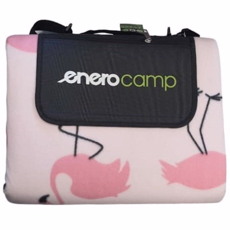 Pikniková deka ENERO CAMP 250x200 cm s ALU poťahom FLAMINGOS