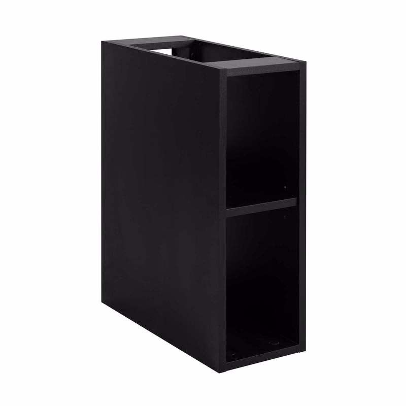 Elvisia Regál do kúpeľne UNI | black