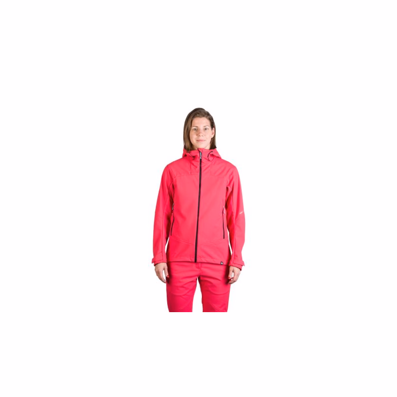 Dámska turistická softshellová bunda NORTHFINDER TINA-355pink