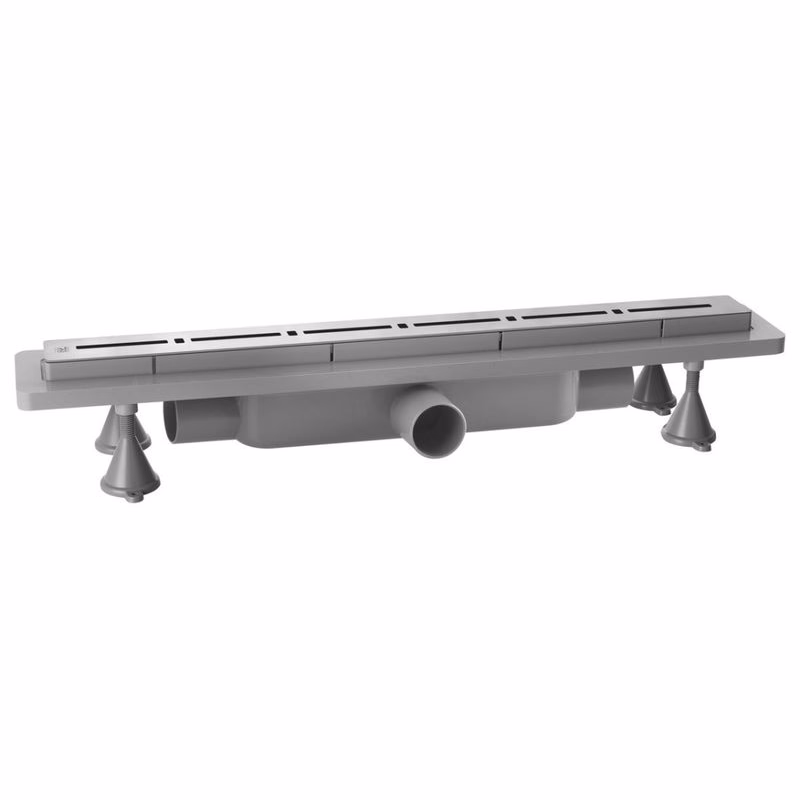 Omp Tea - RENOVA ECO LINE podlahový žľab s roštom z nerezové oceli, L-840, DN40 4943.204.8C