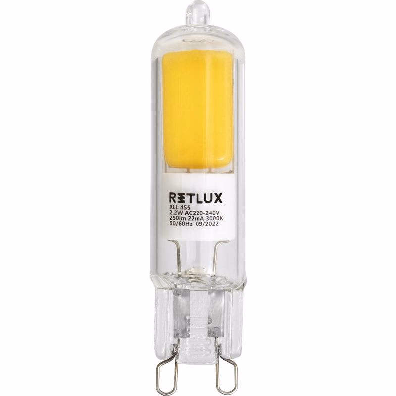 RLL 455 G9 COB 2,2 W LED WW RETLUX