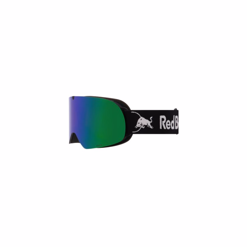 Lyžiarske okuliare RED BULL SPECT SOAR-15GR3, black brown with green mirror