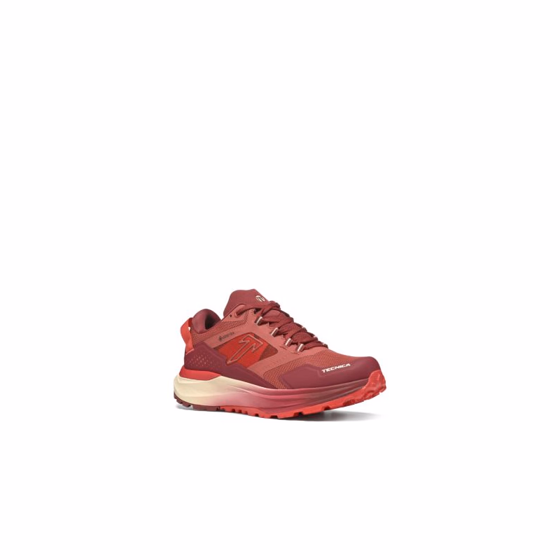 Dámska nízka turistická obuv TECNICA Agate S GTX, mineral red bright red