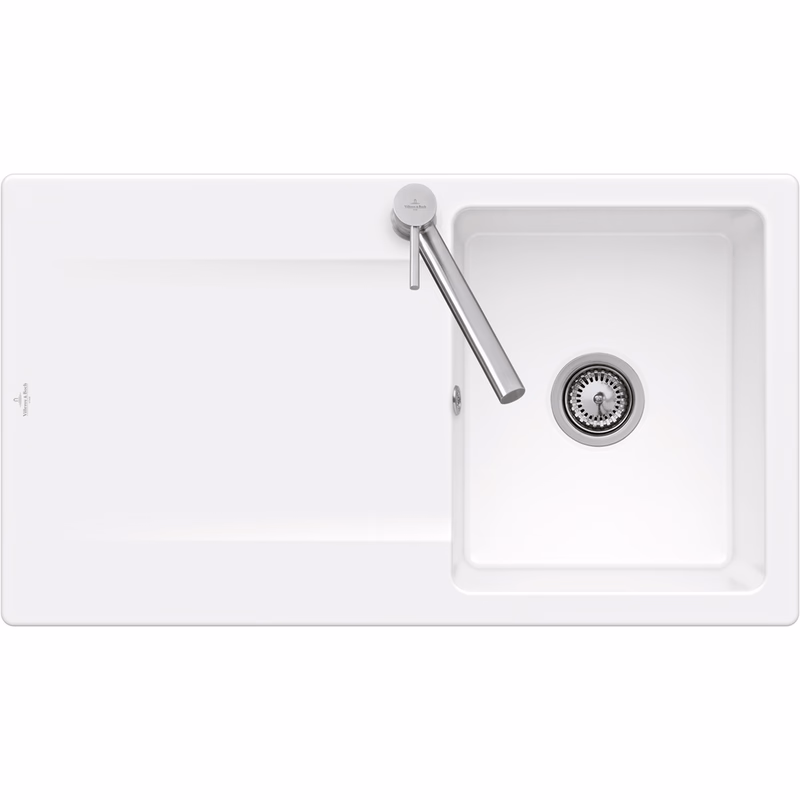 VILLEROY & BOCH VILLEROY & BOCH - Keramický drez Villeroy &amp; Boch Siluet 50, 333501R1 White Alpin 333501R1