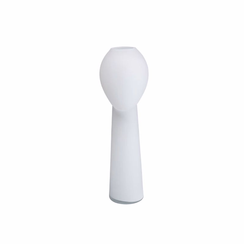 Cabeza váza 50 cm biela