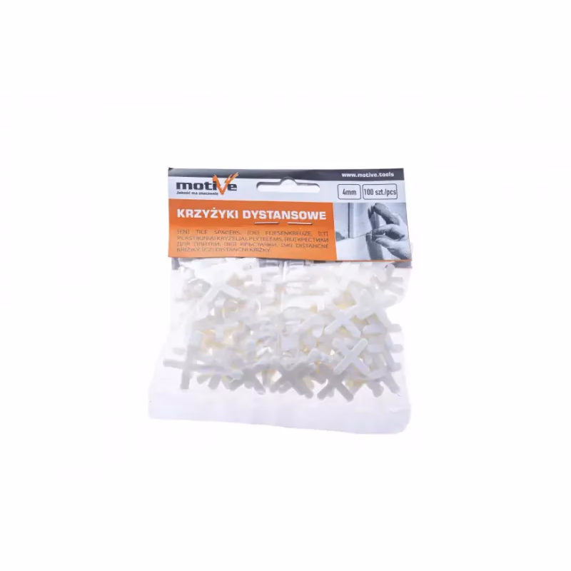 Dištančné krížiky 4mm 100 ks