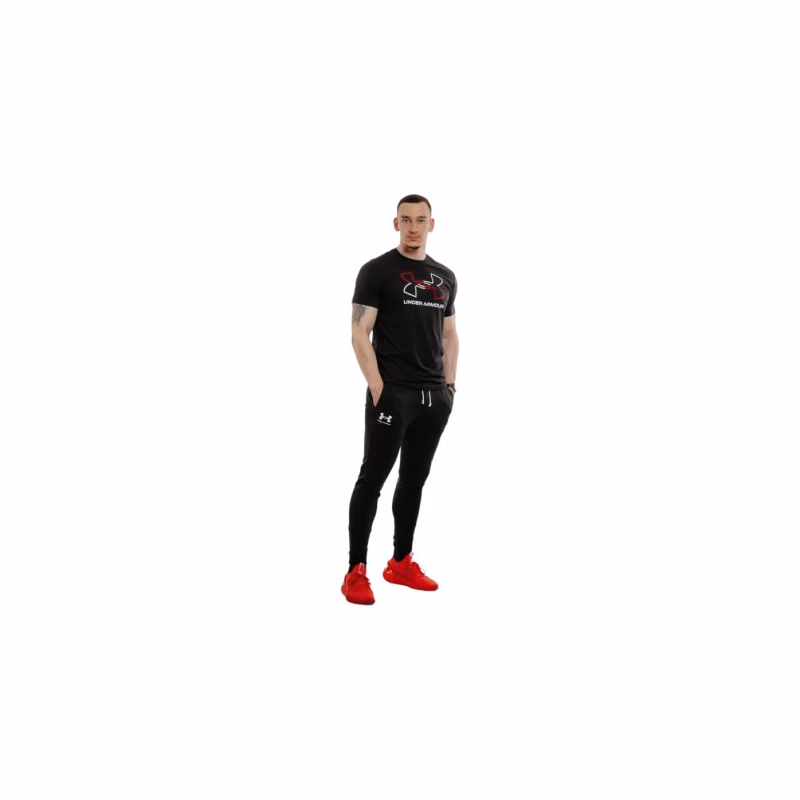 Pánske tričko s krátkym rukávom UNDER ARMOUR UA GL FOUNDATION UPDATE SS-BLK