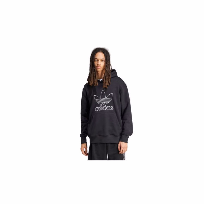 Pánska mikina s kapucňou ADIDAS ORIGINALS OUTL TREF HDY-BLACK