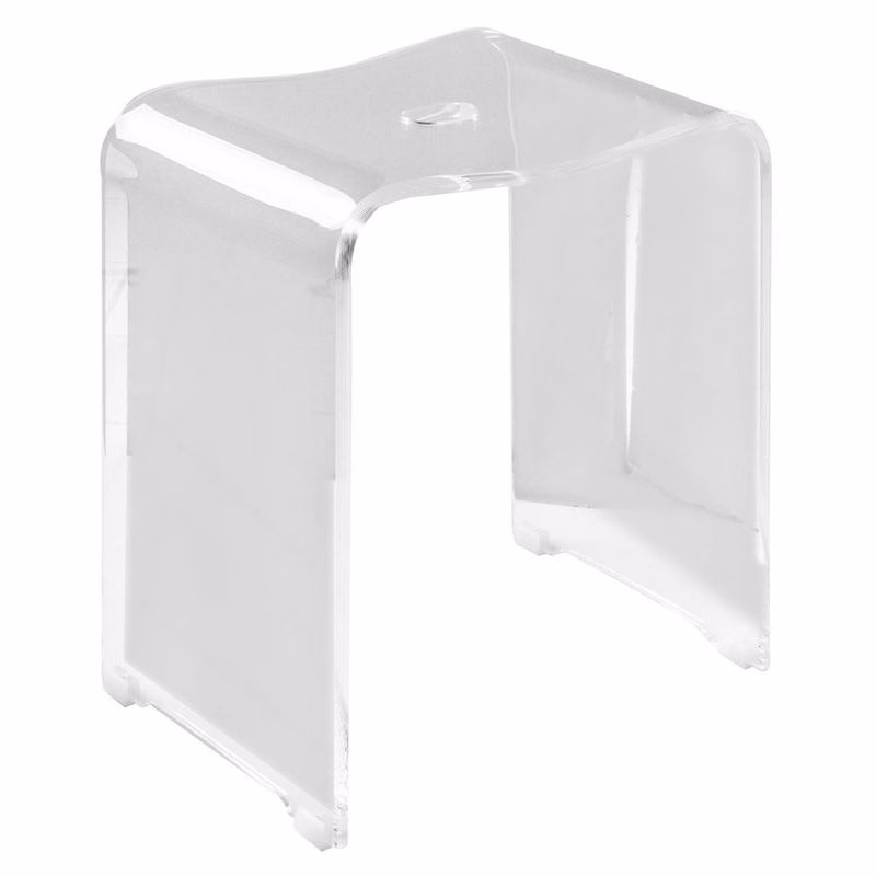 RIDDER - TRENDY kúpeľňová stolička 40x48x27,5cm, číra A211100