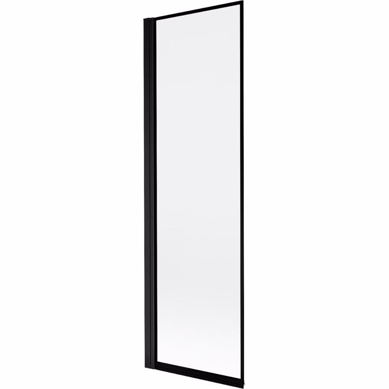 MEXEN - MIST vaňová zástena 60x150 cm 6mm 1-s, čierna, okraj, ľavá 8A9-060-001-70-70-L