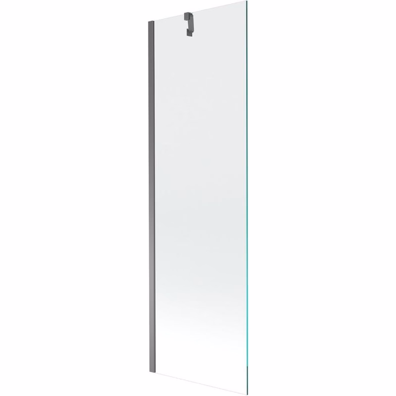 MEXEN/S - Next vaňová zástena FIX 60 x 150, transparent, grafit metal 895-060-000-00-00-95