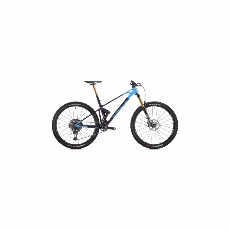 Horský bicykel MONDRAKER Raze Carbon RR, deep purple light blue