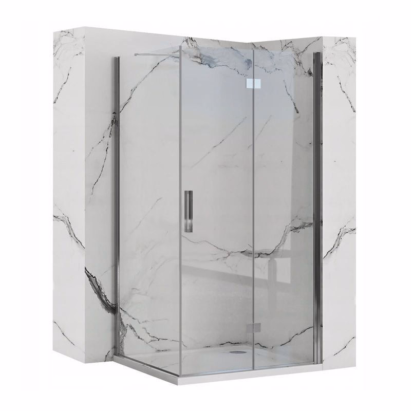 REA/S - Sprchová kabína Molier Chrom 90x80 KPL-K1539