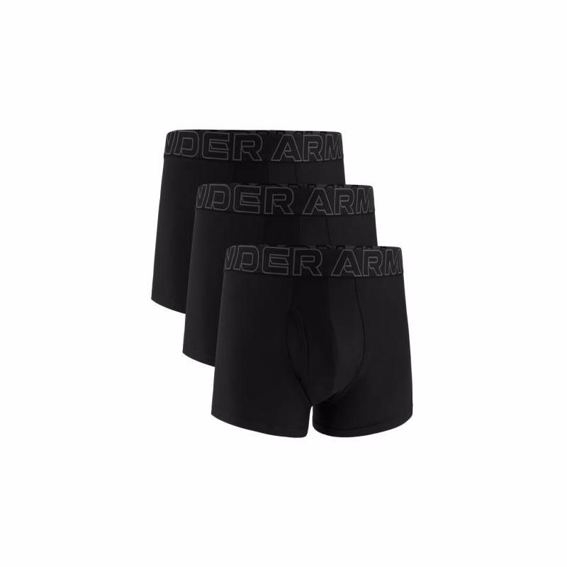 Pánske boxerky UNDER ARMOUR 3 PACK-UA PERFORMANCE TECH - SOLID 3 inch-BLK