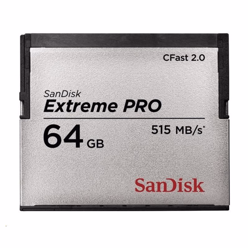 SanDisk CFAST 2.0 64GB Extreme Pro (515 MB/s)