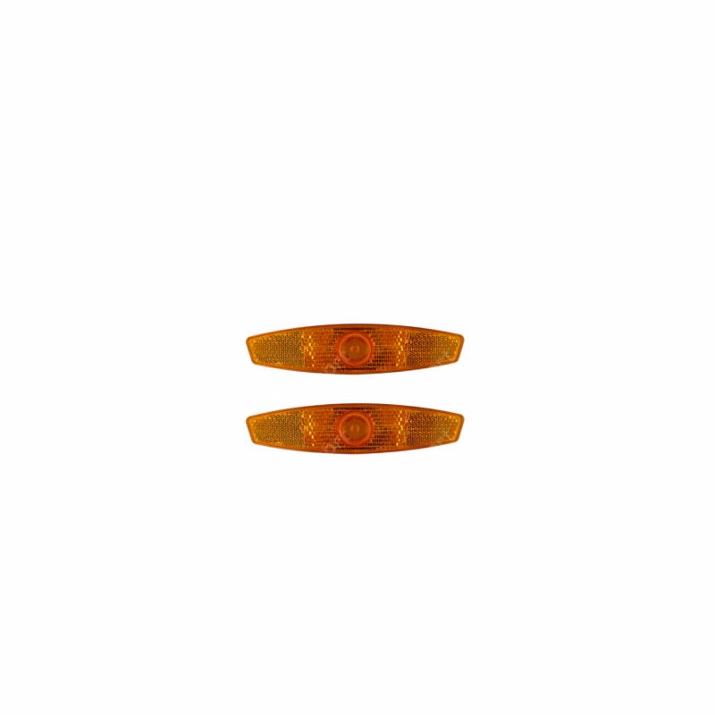 Reflexné prvky AMULET Reflector wheel orange, set 2 pcs