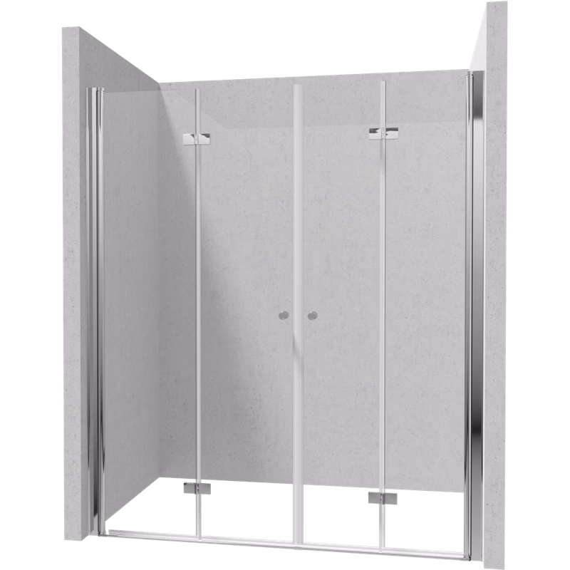 DEANTE/S - Sprchové dvere dvojité skladacie 90x80 KTSX042P+KTSX041P KERRIA/0024