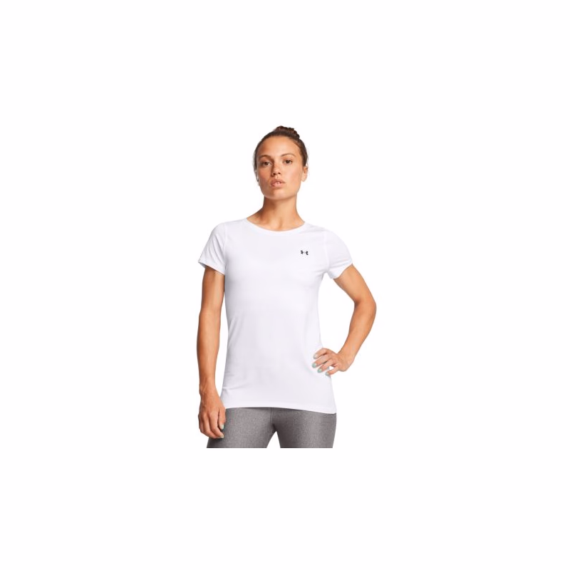 Dámske tréningové tričko s krátkym rukávom UNDER ARMOUR Tech Mesh SS-WHT