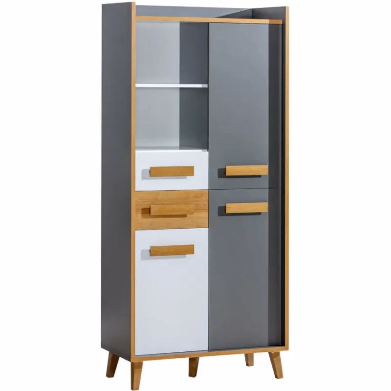 Regál W3 Werso Riviera/Biely/Antracit