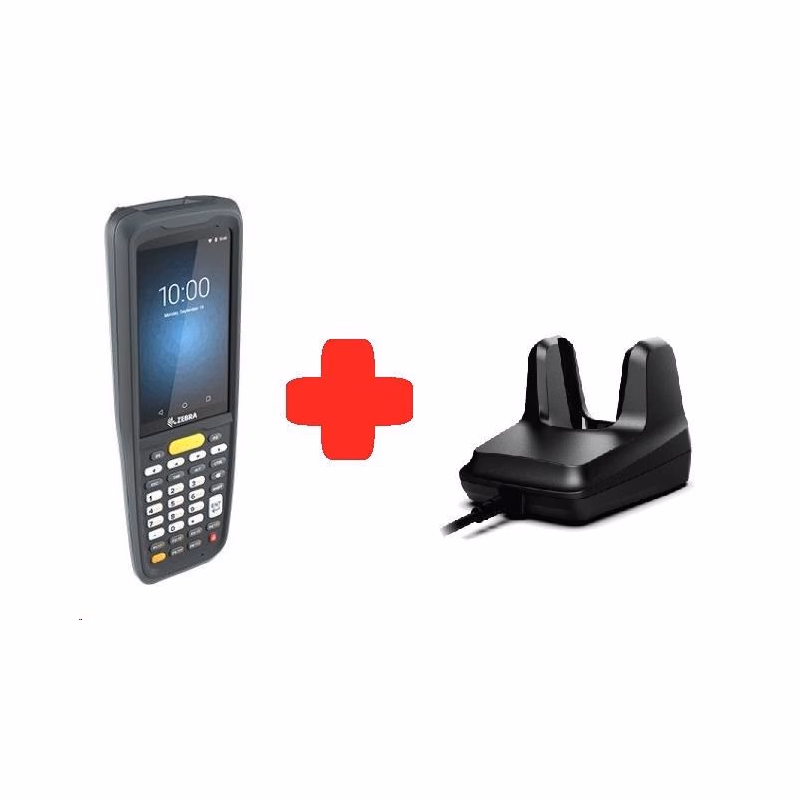 Zebra MC2700, 2D, SE4100, 3/32GB, BT, Wi-Fi, 4G, Func. Num., GPS, Android + cradle