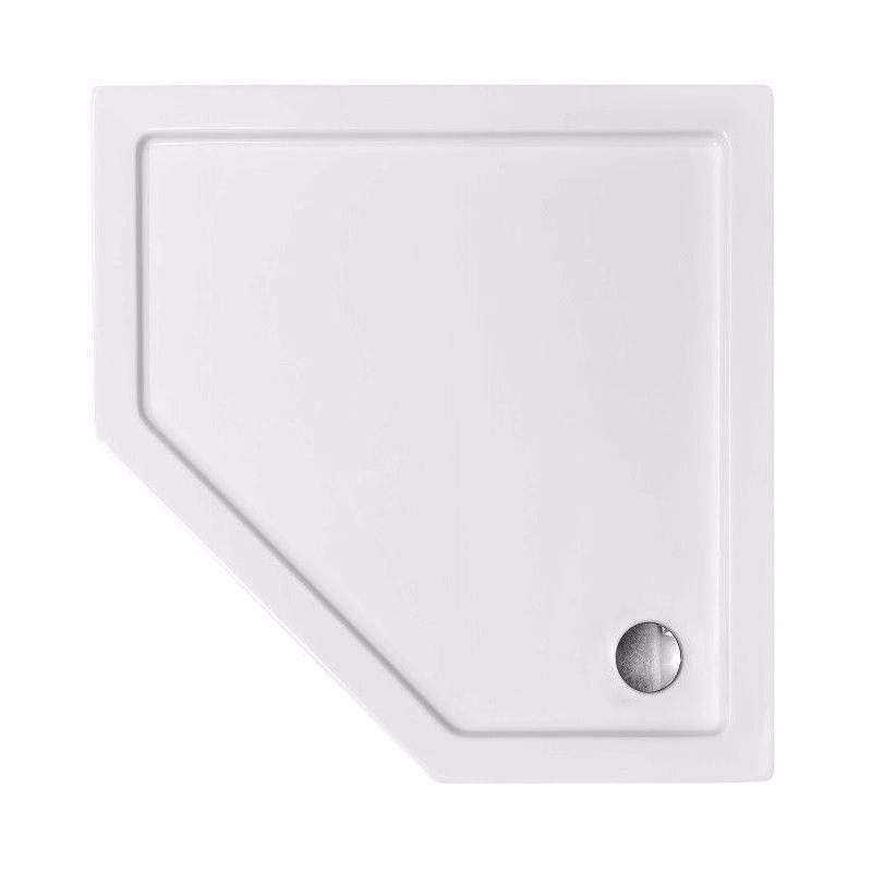 BESCO - Päťuholníková sprchová vanička BERGO - Rozmer C - 6 cm VANKBERG90