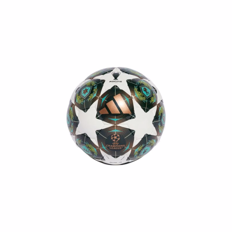 Futbalová halová lopta ADIDAS UCL PRO SAL WHITE SHAGRN SSLIME