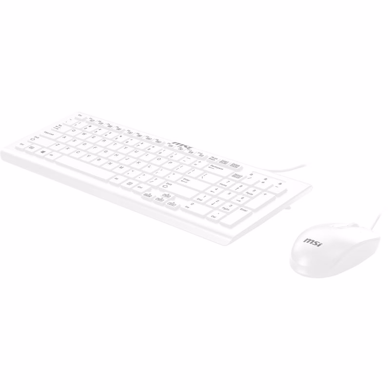 MSI SK9626MW-CZ+Mouse set klávesnica s myšou, USB, biela