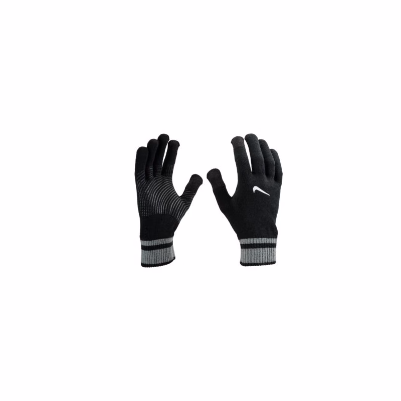 Rukavice NIKE KNIT TECH AND GRIP TG 3.0 GLOVES BLACK SMOKE GREY WHITE