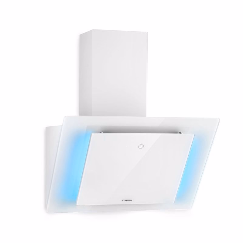 Klarstein Eleonora 60, digestor, 60 cm, nastenný, 426 m³/h, dotykový panel, LED, A++, biely