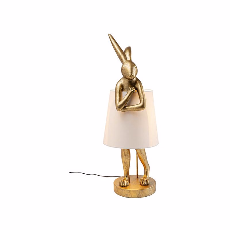 Rabbit stolová lampa zlatá
