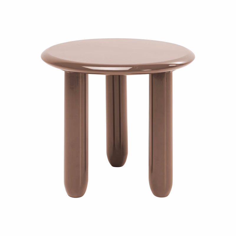 Príručný stolík Eliano Taupe Ø50cm