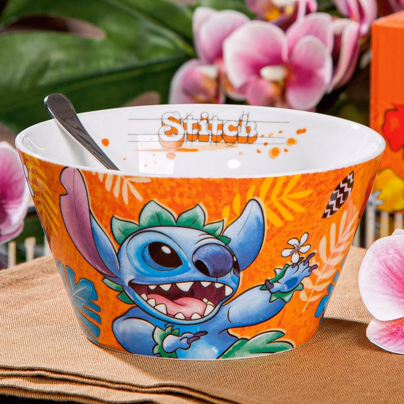 Miska Stitch, oranžová