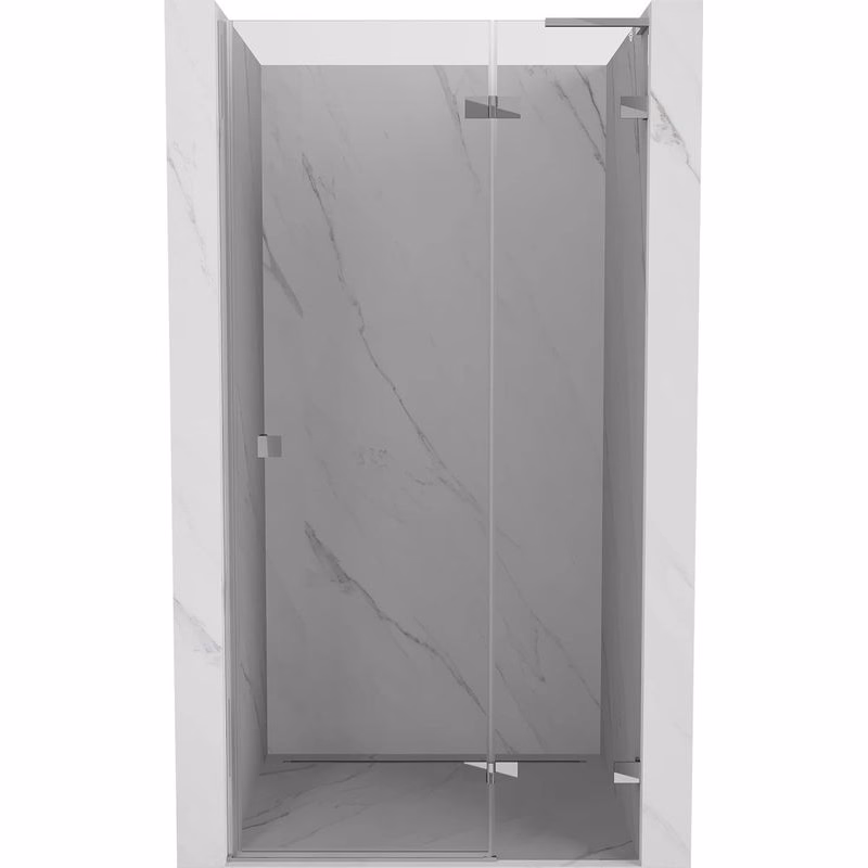 MEXEN/S - Lunar L sprchové dvere krídlové pravé 115, transparent, chróm 834L-115-000-01-00-P