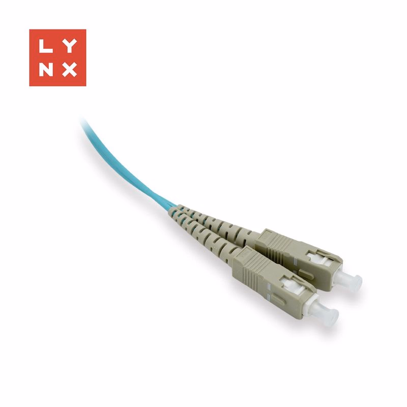 LYNX duplexný patch kábel MM, OM3, SC/SC, 50/125µm, 3m