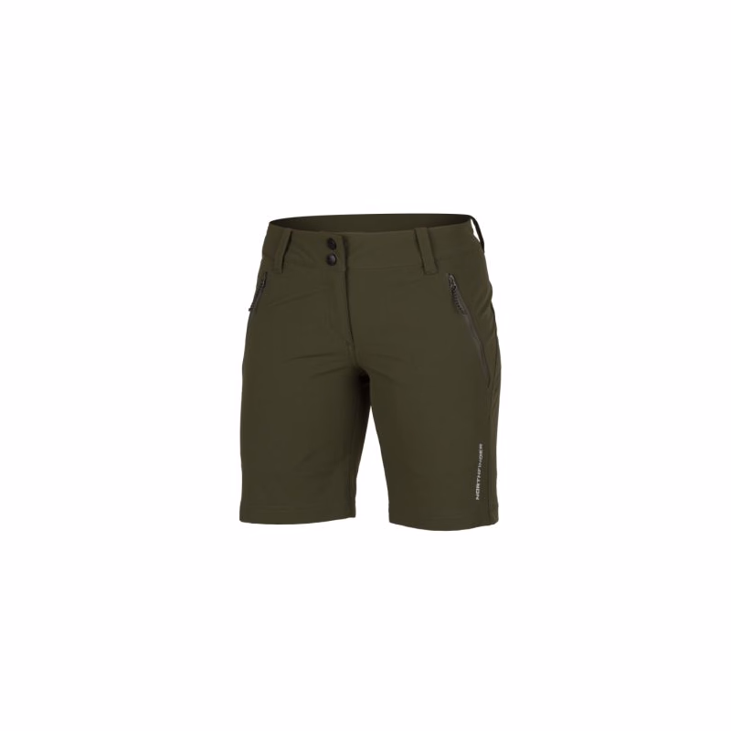 Dámske turistické kraťasy NORTHFINDER CHANDRA-300darkgreen