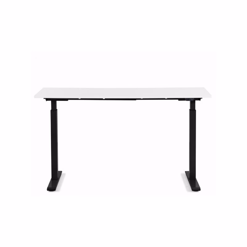 Office Smart písací stôl 120x70 cm čierny/biely