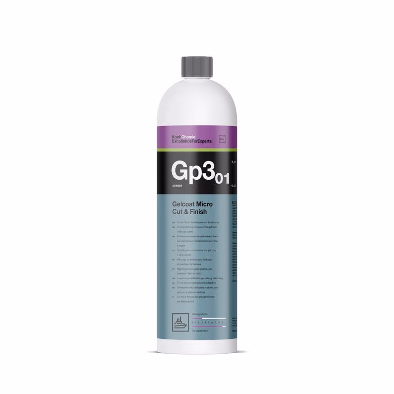 KOCH CHEMIE - Koch Chémia Leštenka vrchná pre gelcoaty a laky na lode Koch Gelcoat Micro Cut & Finish 1 l č.498001 EG4498001