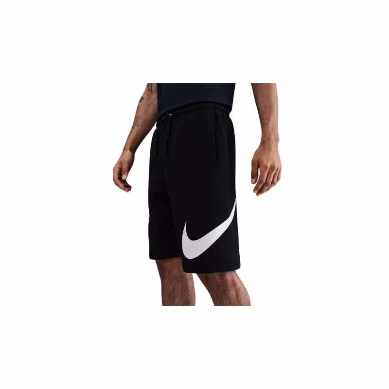 Pánske teplákové kraťasy NIKE M NK CLUB BB SHORT GX BLACK BLACK WHITE
