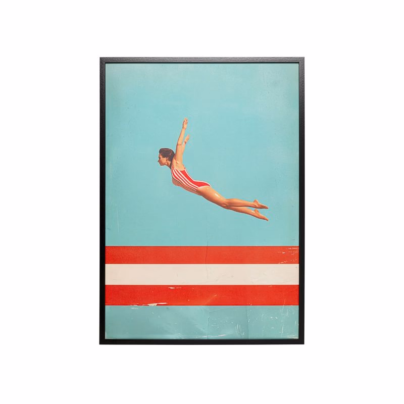 Zarámovaný obraz Jumping Girl Up 103x73cm