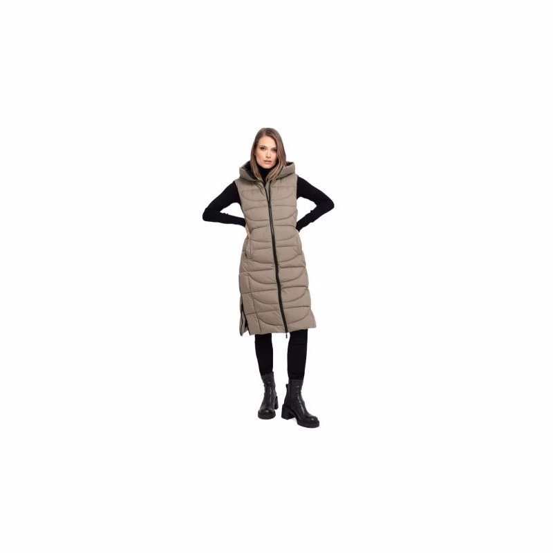 Dámska vesta VOLCANO V-JAVA-102-BEIGE