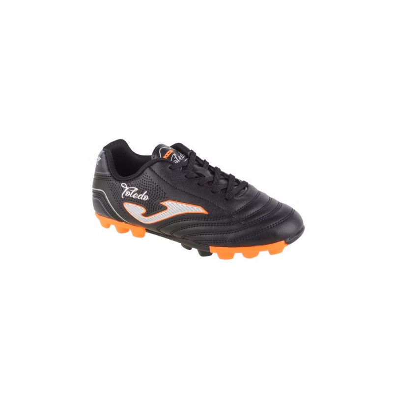 Chlapčenské futbalové kopačky outdoorové JOMA Toledo Jr HG black orange