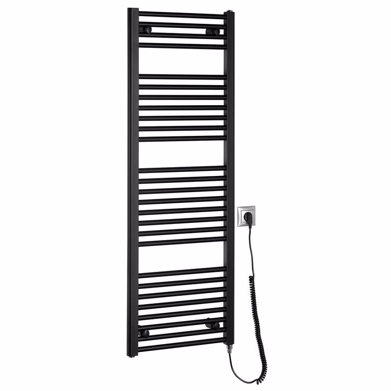 AQUALINE - DIRECT-E elektrické vykurovacie teleso, rovné, 450x1320 400 W, čierna ILE34TB