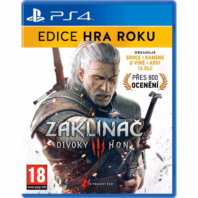 PS4 hra Zaklínač 3 Divoký Hon Edícia Hra roka