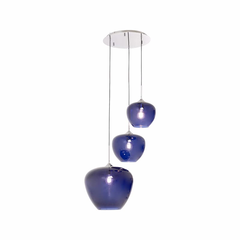 Závesná lampa Sphere Night Blue Ø45cm