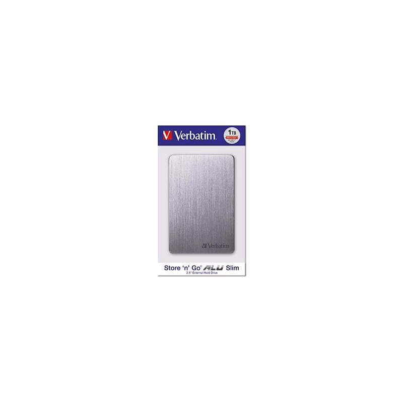 Verbatim externý pevný disk, Store, n, Go ALU Slim, 2.5", USB 3.0, 1TB, 53662, vesmírne šedý