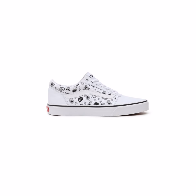 Pánska rekreačná obuv VANS MN Ward (Skull Bandana) white white